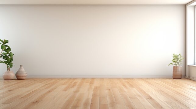 Empty room before staging